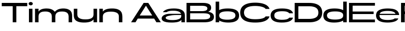 Timun font