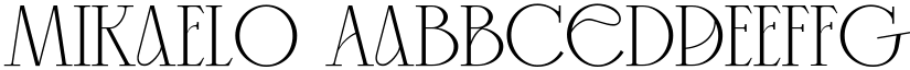 Mikaelo font