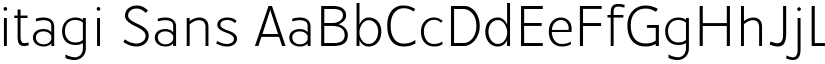 itagi Sans font