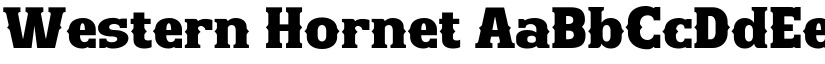 Western Hornet font