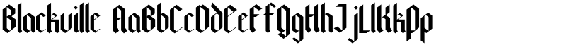 Blackville font download