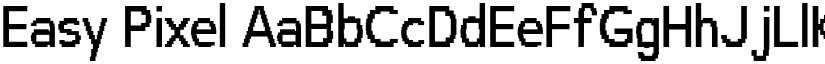 Easy Pixel font