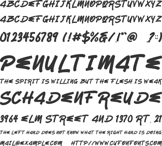 Whest Hoop font preview