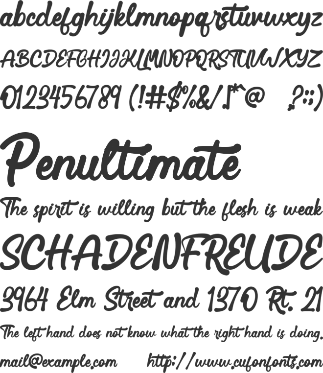 Savel font preview