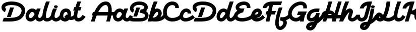 Daliot font download