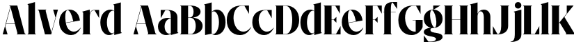 Alverd font download