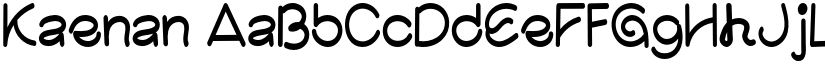 Kaenan font download