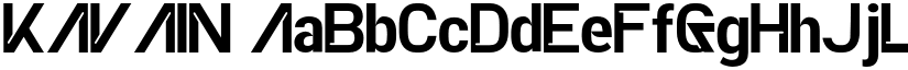 KAVAIN font