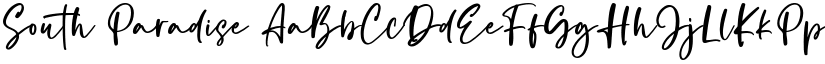 South Paradise font