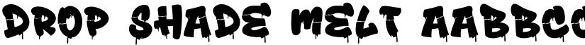 Drop Shade Melt font