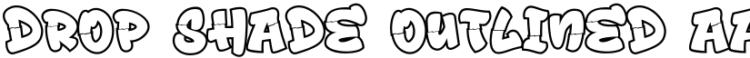 Drop Shade Outlined font