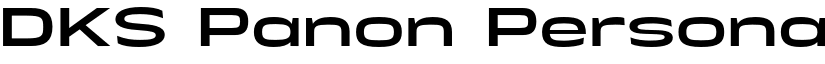 DKS Panon Personal Use font
