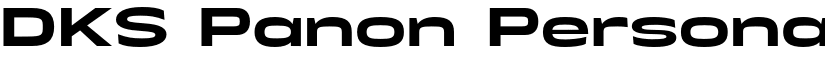 DKS Panon Personal Use font