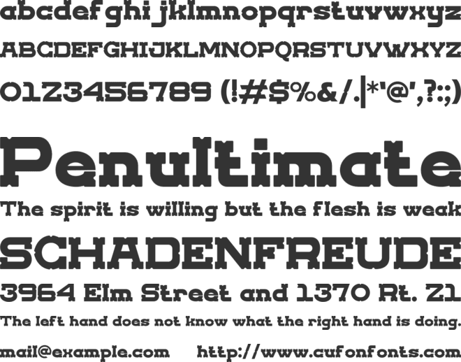 Gold Trail - Personal Use font preview