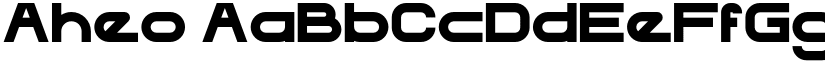 Aheo font