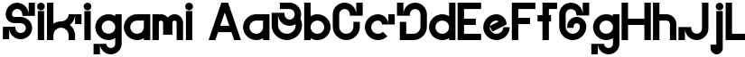 Sikigami font