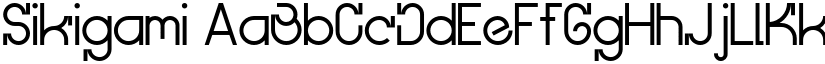 Sikigami font