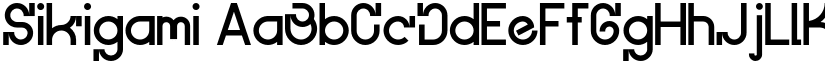 Sikigami font