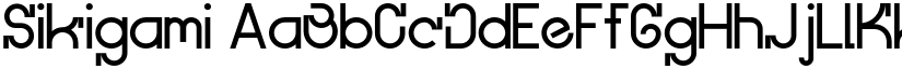 Sikigami font
