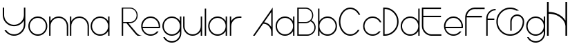Yonna font download