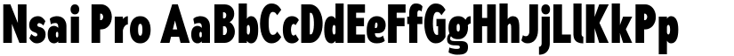 Nsai Pro font