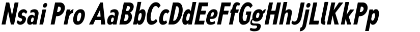 Nsai Pro font