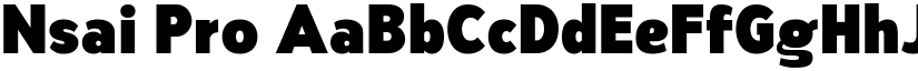 Nsai Pro font