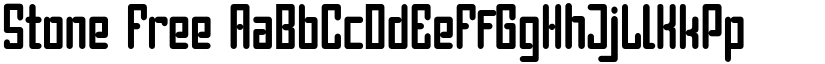 Stone Free font download