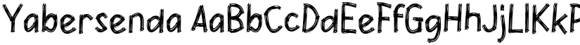 Yabersenda font download