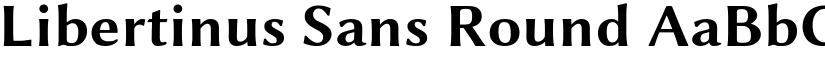 Libertinus Sans Round font