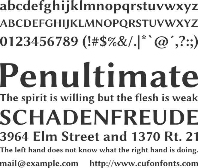 My Sans to Serif Fonts font preview
