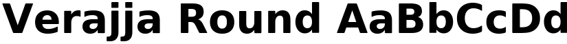 Verajja Round font