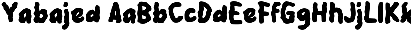Yabajed font download