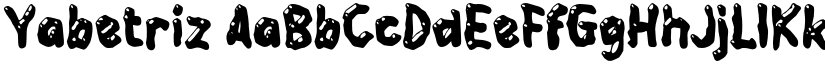 Yabetriz font