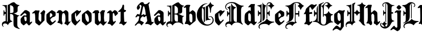 Ravencourt font
