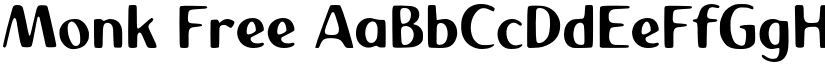 Monk Free font download