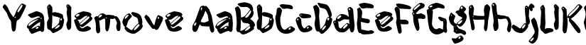 Yablemove font