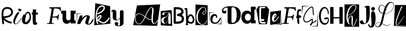 Riot Funky font