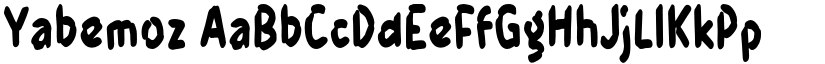Yabemoz font download