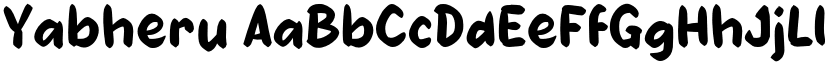 Yabheru font download