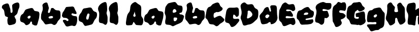 Yabsoll font
