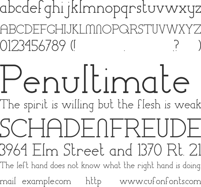 Chremsel Serif font preview