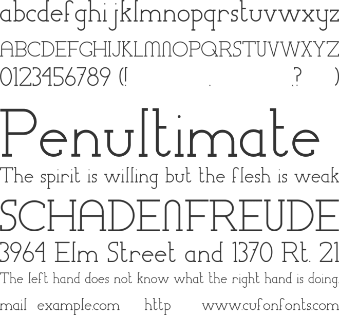 Chremsel Serif font preview