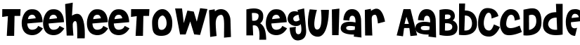 TeeheeTown Regular font