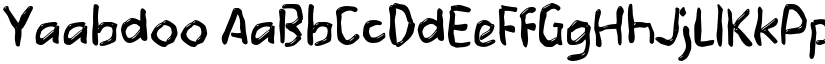 Yaabdoo font