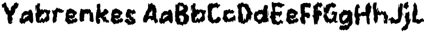 Yabrenkes font