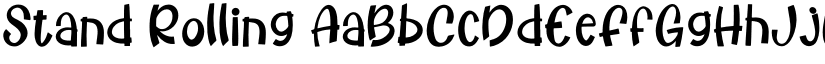 Stand Rolling font download