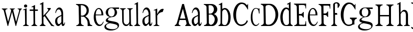 witka Regular font