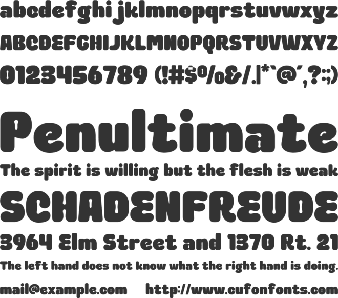 Spicy Pickle font preview