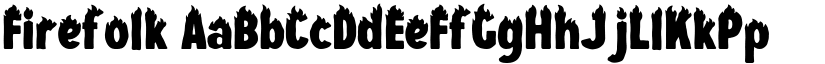 Firefolk font